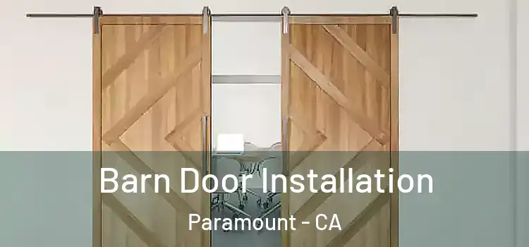  Barn Door Installation Paramount - CA
