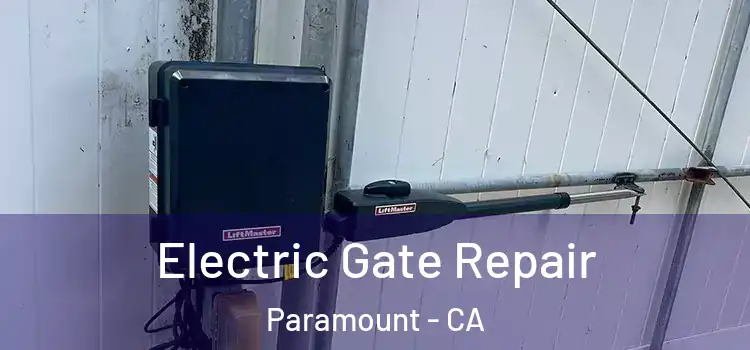 Electric Gate Repair Paramount - CA